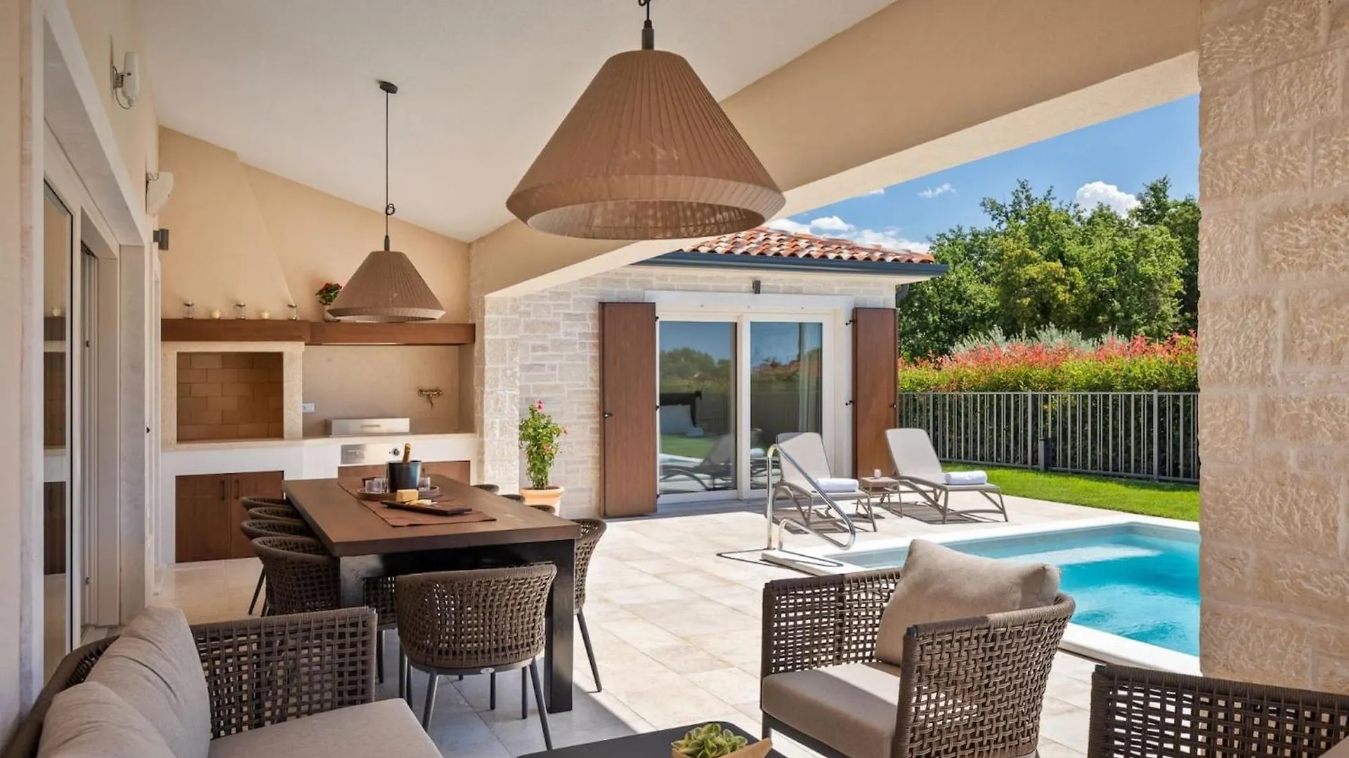Modern Villa Blagdan With Pool In Porec Nova Vas