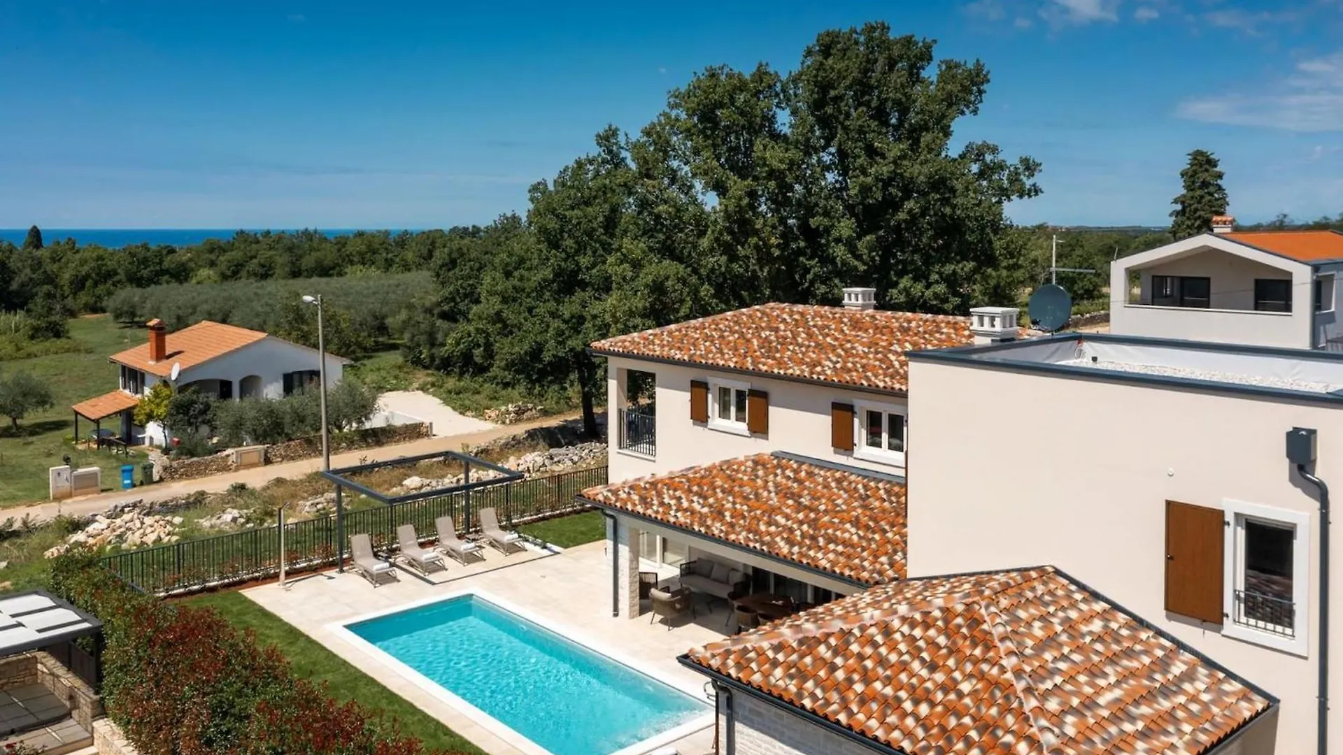Modern Villa Blagdan With Pool In Porec Nova Vas  0*, Nova Vas (Porec)
